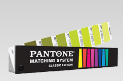PMS swatch book